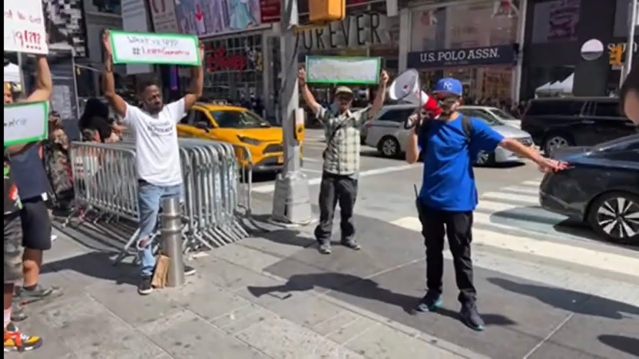 Times Square #NYC Protest 1A 1AA 1ST FIRST AMENDMENT AUDIT!